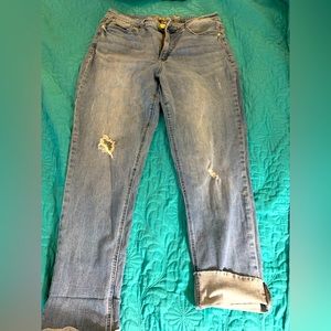 Jeans!  Seven 7!brand distressed jeans.  Purchases at Belk